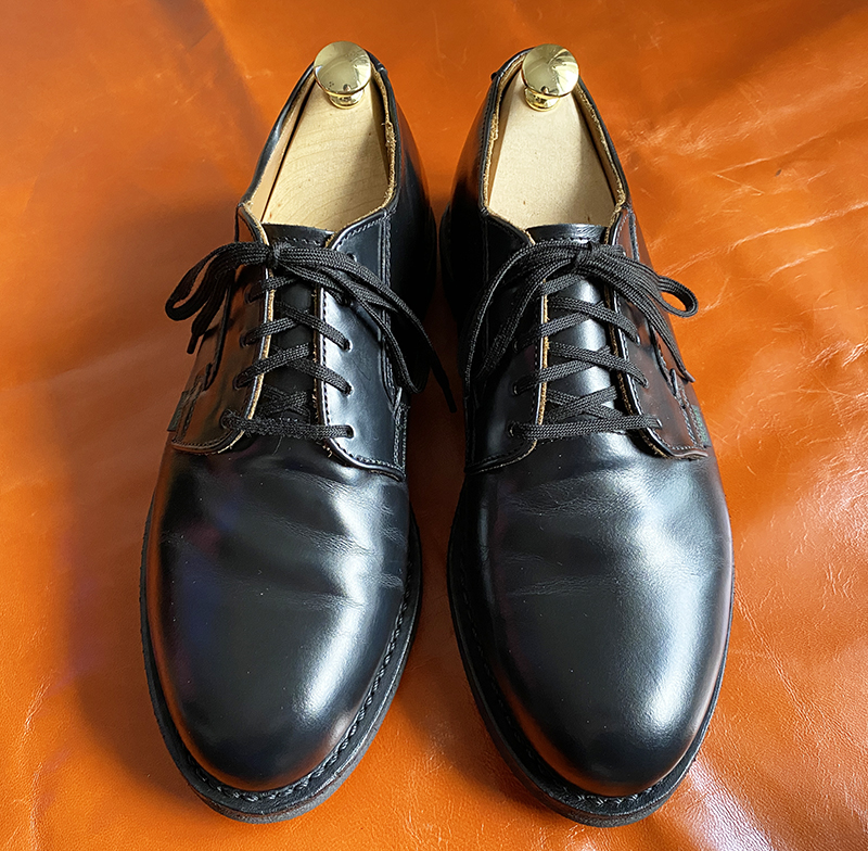 REDWING ポストマンシューズ ガラスレザー 黒-eastgate.mk